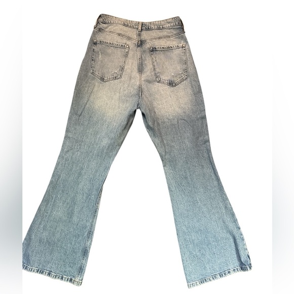Garage Light Blue Distressed Flare Jeans sz 9 29 - Picture 2 of 3